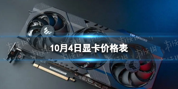10月4日显卡价格表 10.4显卡价格变动