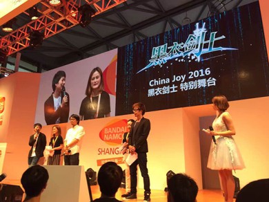 《黑衣剑士》手游双展台霸气亮相CJ2016[多图]