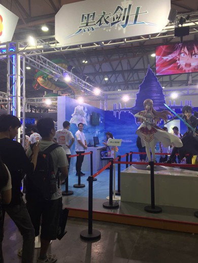 《黑衣剑士》手游双展台霸气亮相CJ2016[多图]