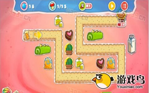 菊花保卫战甜点大陆第4关攻略 仙人掌威猛[多图]
