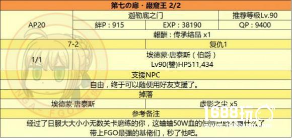 《FateGo》监狱塔敌方配置表，通关图表一览[多图]