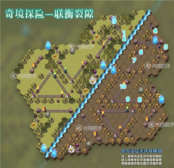 剑与远征奇境探险联衡裂隙通关流程 联衡裂隙懒人攻略图[多图]