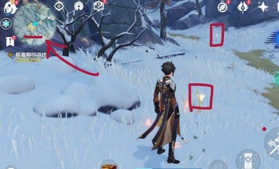 原神冰雪往事脚印攻略：顺着脚印寻找任务流程介绍[多图]