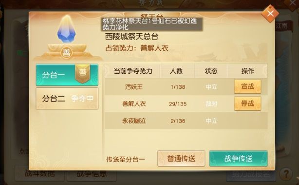 天下手游势力战攻略：激情满满的势力大PK[多图]