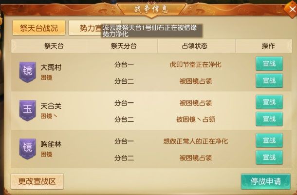 天下手游势力战攻略：激情满满的势力大PK[多图]