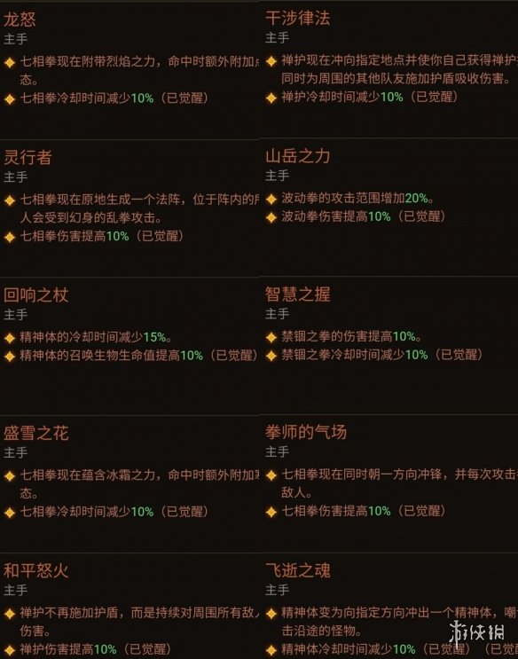 《暗黑破坏神不朽》武僧装备觉醒后怎么样 武僧装备觉醒数据一览