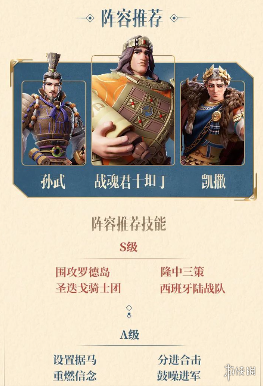 《文明与征服》君士坦丁战魂阵容推荐 君士坦丁战魂阵容搭配