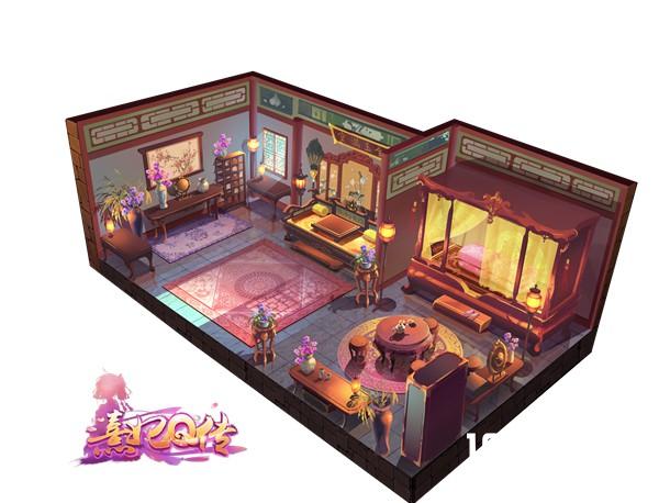 唯美光影风格 《熹妃Q传》3D概念场景细观[多图]