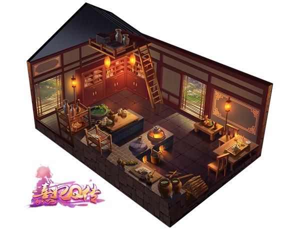 唯美光影风格 《熹妃Q传》3D概念场景细观[多图]