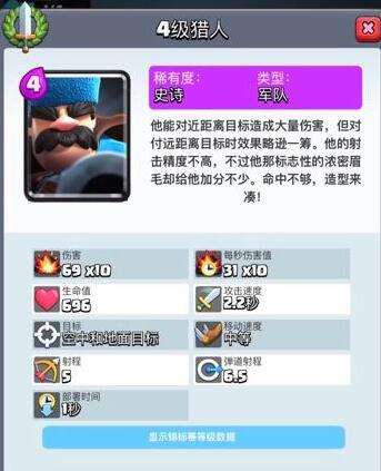 皇室战争猎人属性技能和皇室战争猎人获取攻略[图]