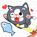 快乐小猫剪剪爱游戏