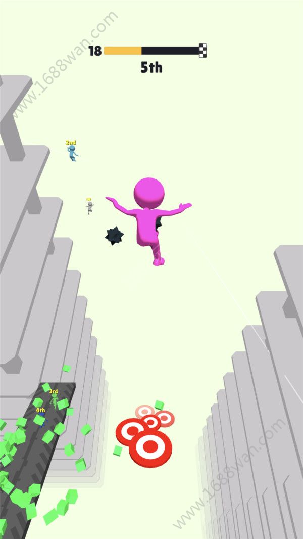 空中速降赛跑3D游戏