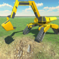 未来派挖掘机建设模拟器游戏