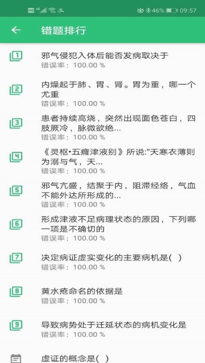 中医师承出师考题库app