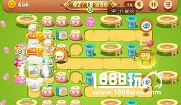 保卫萝卜3游乐场第17关金萝过关指南详解[多图]