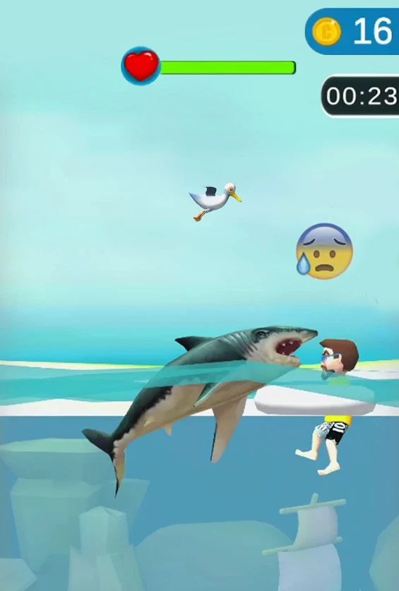 鲨鱼狂潮3D游戏官方版