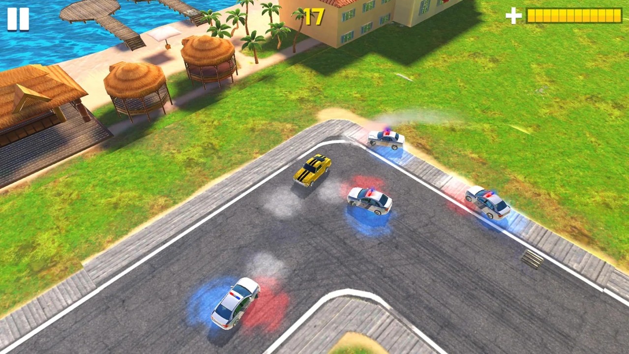 警察汽车追逐游戏