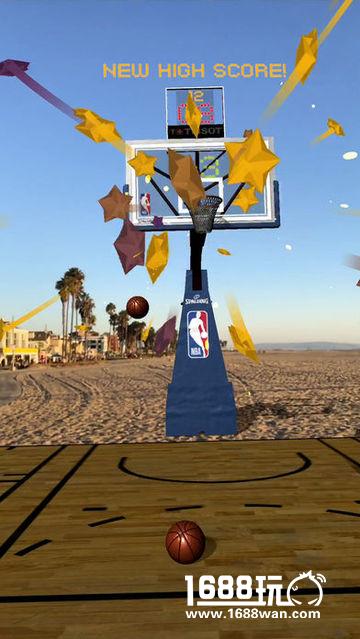 NBA官方推出AR投篮手游《NBA AR App》[多图]