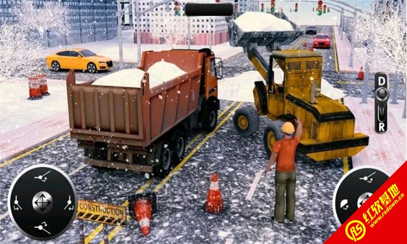 模拟铲雪车