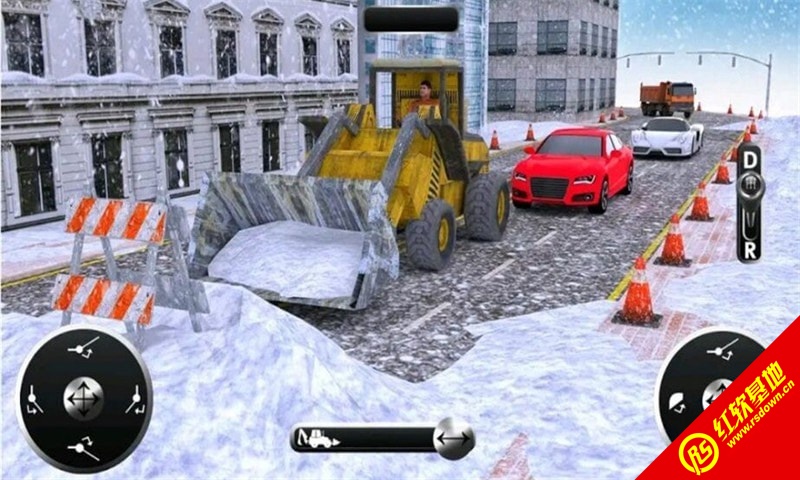 模拟铲雪车