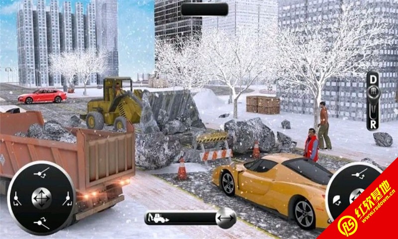 模拟铲雪车