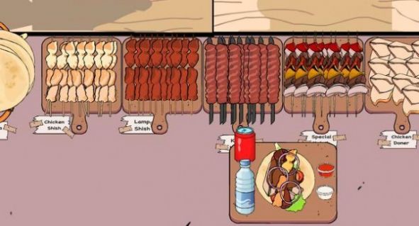 烤肉串串店游戏