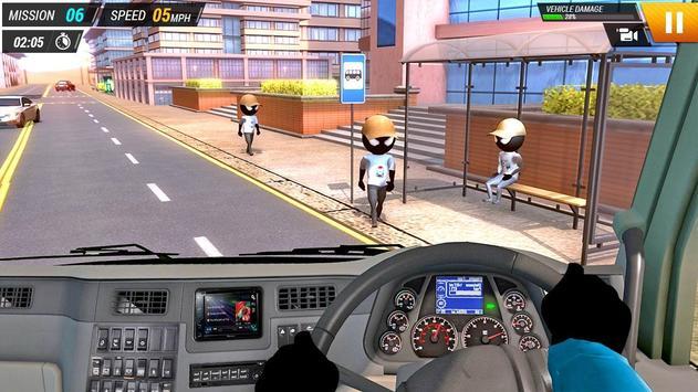 火柴人公交模拟器游戏