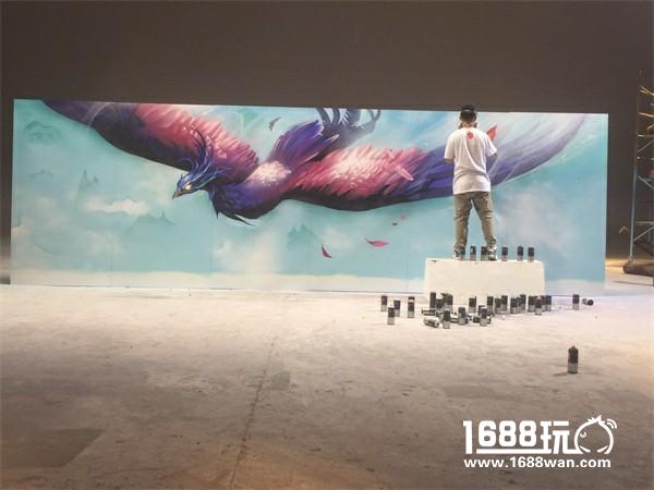北京地铁站惊现玄鸟涂鸦 《轩辕传奇手游》带你再遇神兽[多图]