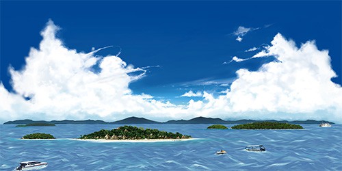 目标南海《音速少女队》优美场景展现真实地理[多图]