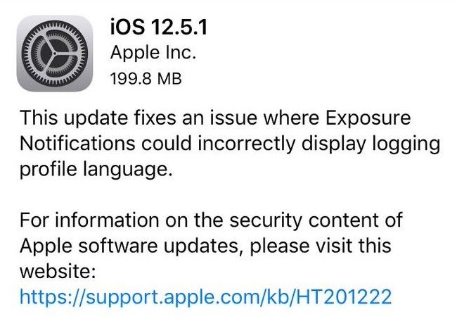 苹果iOS12.5.1正式版支持机型 iOS12.5.1适配机型一览[多图]