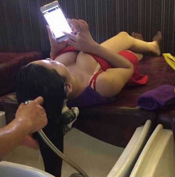 每日囧图：一个新的福利职业[多图]