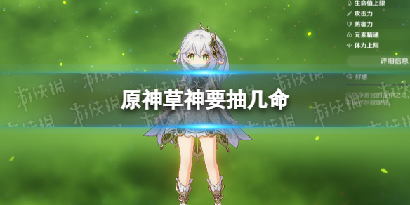 《原神》草神要抽几命 草神抽取建议