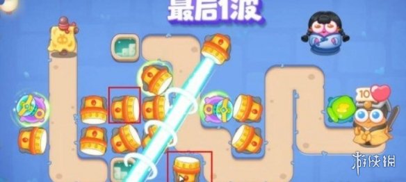 《保卫萝卜4》阿波道长第五关攻略 阿波道长5关怎么过
