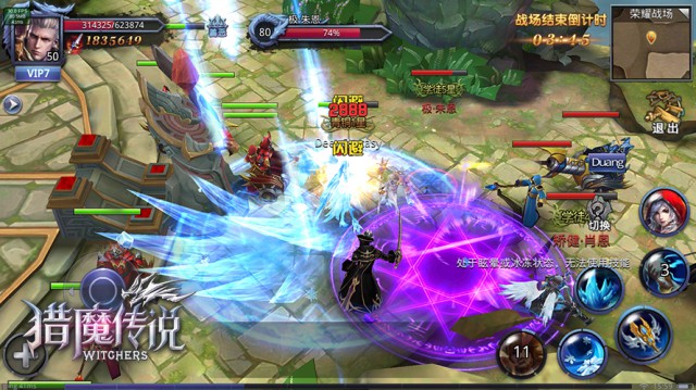 高逼格野外团战来袭 全职业AOE魔幻手游《猎魔传说》即将上线[多图]