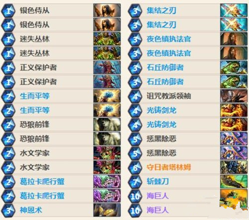 炉石传说圣盾骑士卡组详解 骑士卡组搭配推荐[图]