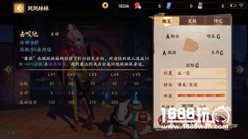 跳跳妹妹实战技巧分享 决战平安京跳跳妹妹式神解析[多图]