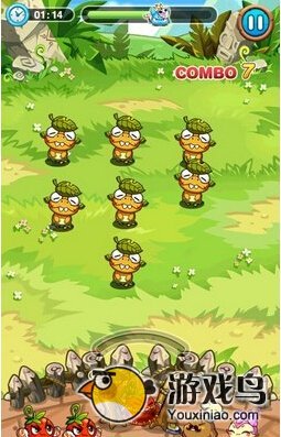 燃烧的蔬菜3黑暗的森林第1关 初见木叶龙[多图]