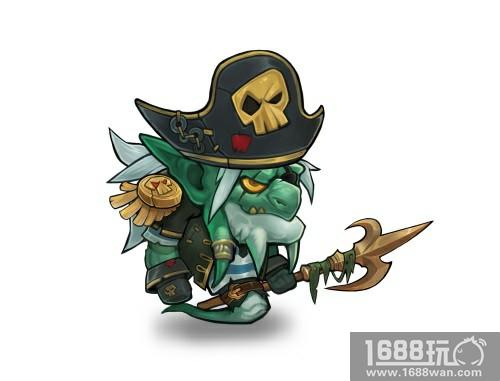 不朽亡骨，海神庇护!《小冰冰传奇》大鱼人新皮肤骷髅船长远航而归![多图]