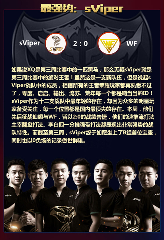 KPL第三周对战回顾[多图]