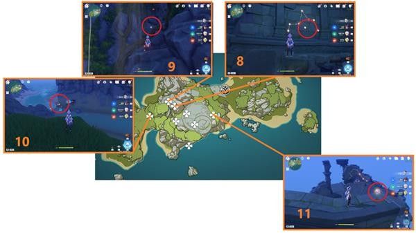 原神危危岛星光凝核任务收集攻略 危危岛星光凝核华丽宝箱位置大全[多图]