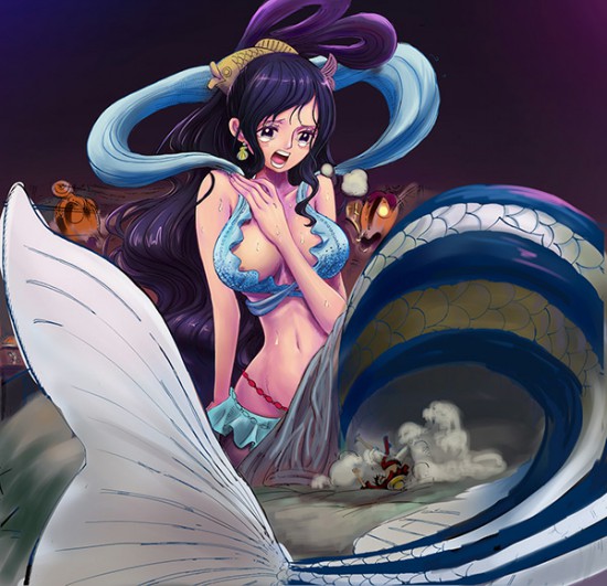海贼王胸最大的是她？ 白星人鱼公主福利弹来袭[多图]