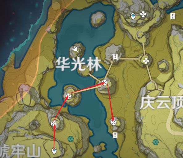 原神清心采集点大全 清心采集路线图[多图]