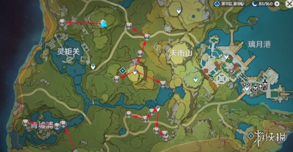 《原神》3.0盗宝团分布图 盗宝团讨伐路线图