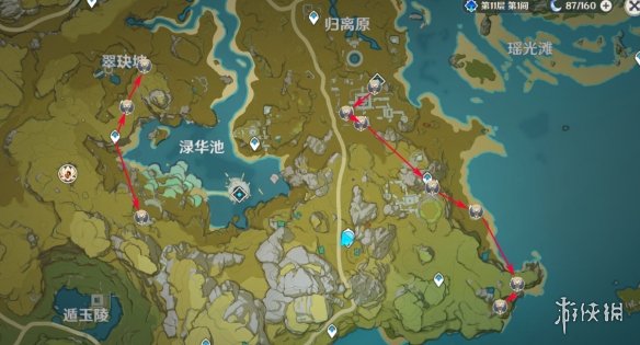 《原神》3.0盗宝团分布图 盗宝团讨伐路线图