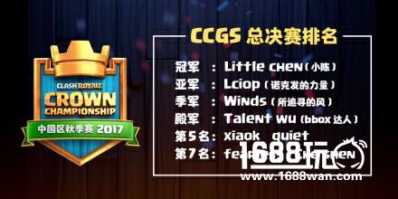 《皇室战争》CCGS中国区总决赛：小陈夺冠，携手力量哥进击伦敦！[视频][多图]