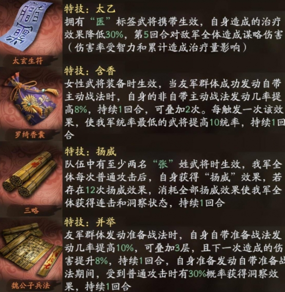 《三国志战略版》兵战四时全战备定位搭配建议 兵战四时有哪些战备如何搭配