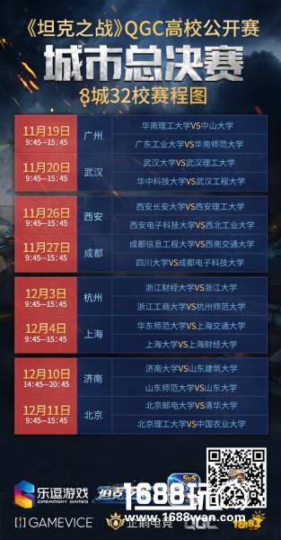 为了高校电竞荣誉而战 《坦克之战》QGC城市决赛正式启动[视频][多图]