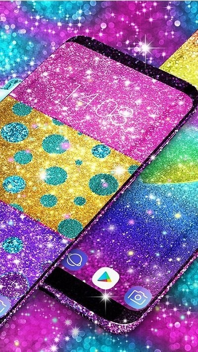 七彩闪光动态壁纸Colorful glitter live wallpaper