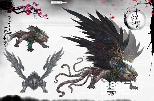 鏖战大荒 《三生三世十里桃花》手游首曝上古妖兽线稿[多图]