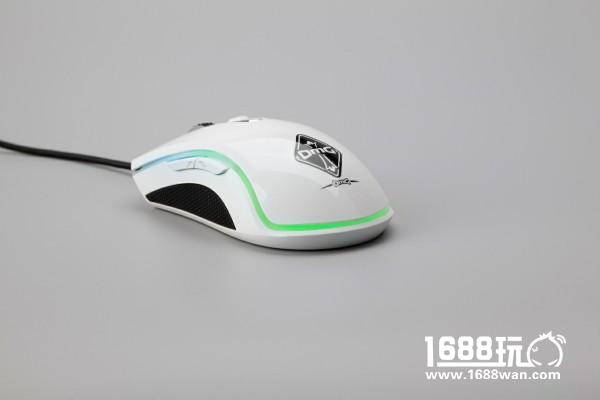 黑白统帅-雷柏V25S幻彩RGB电竞游戏鼠标OMG定制版上市[多图]